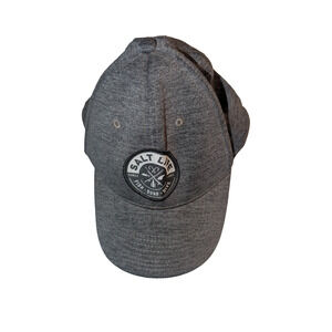 Salt Life Baseball Cap Mens Gray Hat Fish Surf Dive UVapor Ocean Lifestyle Wear